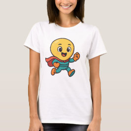 Cute Superhero Cartoon T-Shirt