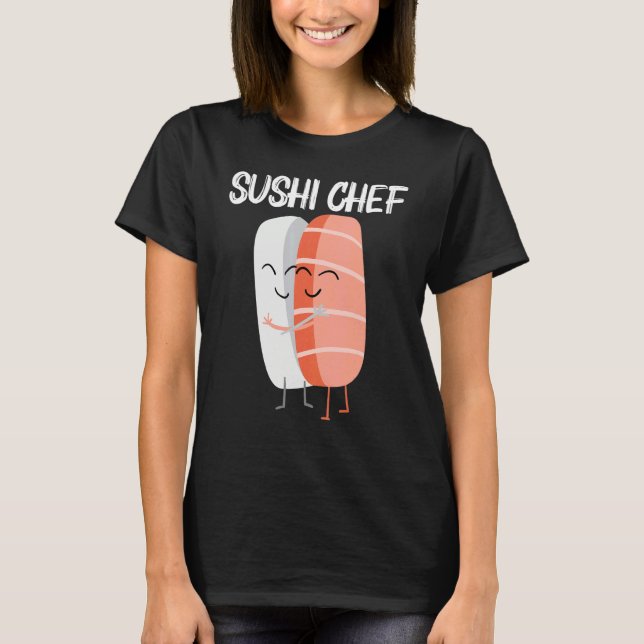 Cute Sushi For Men Women Japanese Cuisine Food   T-Shirt (Vorderseite)