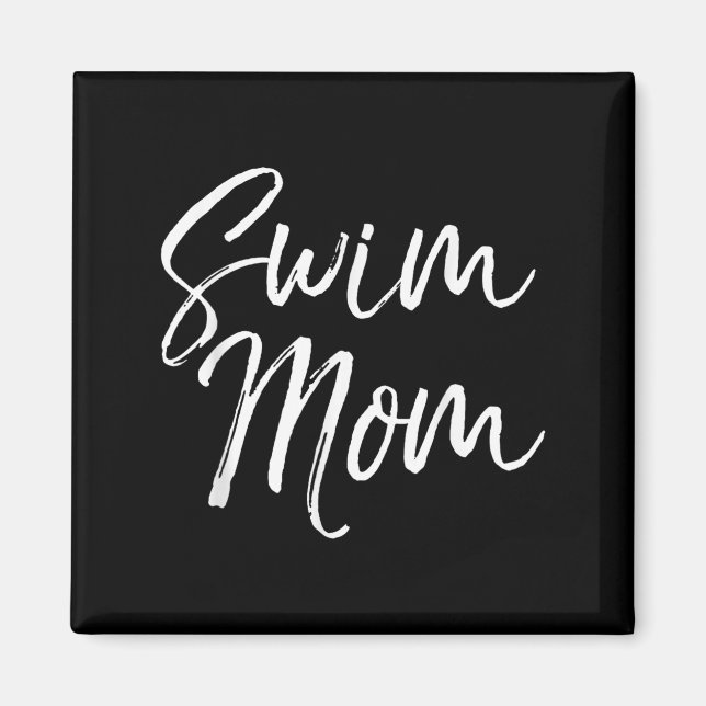 Cute Swimming Mom Mother's Day Gift For Swimmers S Magnet (Vorne)