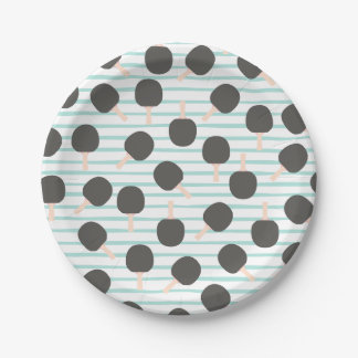 Cute Table Tennis Paper Plates Pappteller