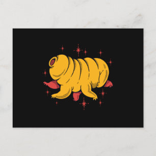 Cute tardigrade postkarte
