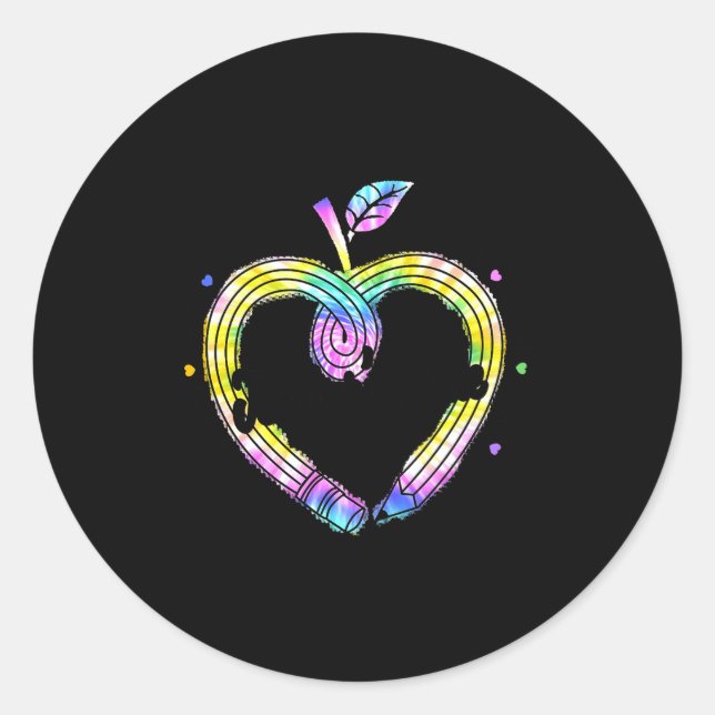 Cute Teacher's Aide Shirt Appreciation Day Gift He Runder Aufkleber (Vorderseite)