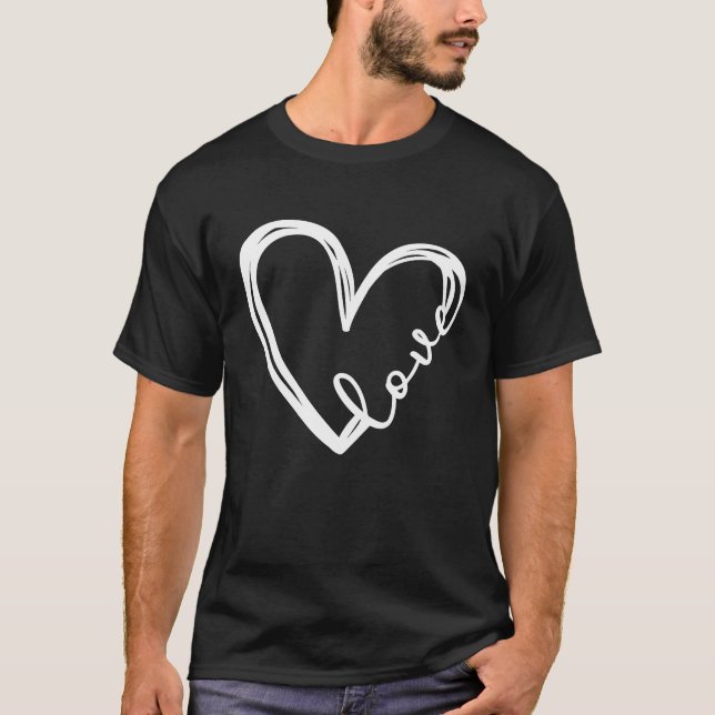Cute Teachers Valentines Day   Cupid Teacher T-Shirt (Vorderseite)