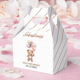 Cute Teddy Bear 1st Birthday | Sweet Bear  Geschenkschachtel