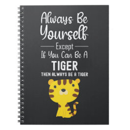Cute Tiger Lover Gifts Animal Wildlife Funny Humor Notizblock