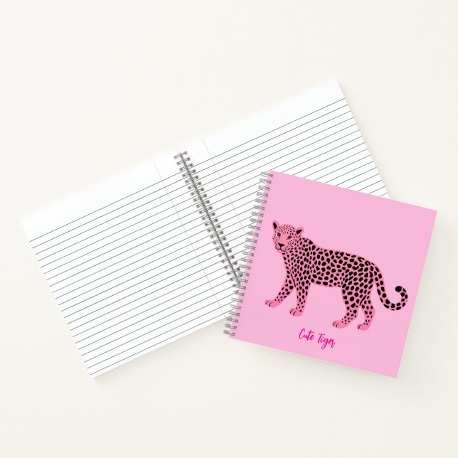 Cute Tiger Notebook Notizbuch (Innenseite)