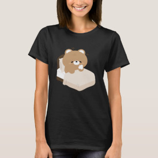 Cute Tired Brown Bear T-Shirt