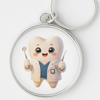 Cute Tooth Dentist Keychain | Dental Gifts Schlüsselanhänger