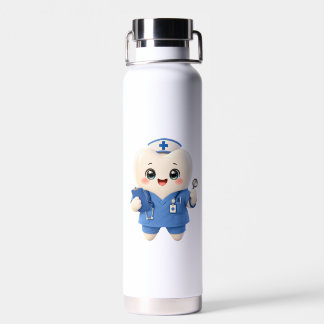 Cute Tooth Nurse Water Bottle | Dental Gift Trinkflasche