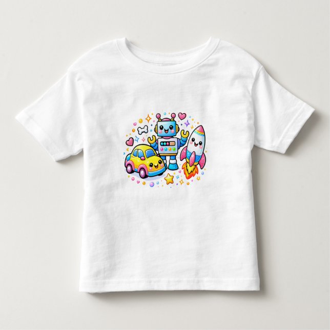 Cute Toys Y2K Toddler T-Shirt (Vorderseite)