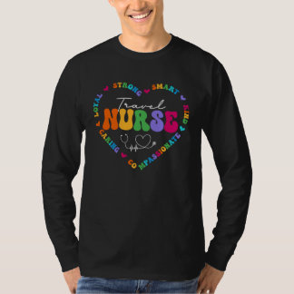 Cute Travel Nurse Squad Appreciation Nursing Schoo T-Shirt