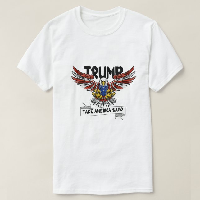 Cute Trump take america back  T-Shirt (Design vorne)