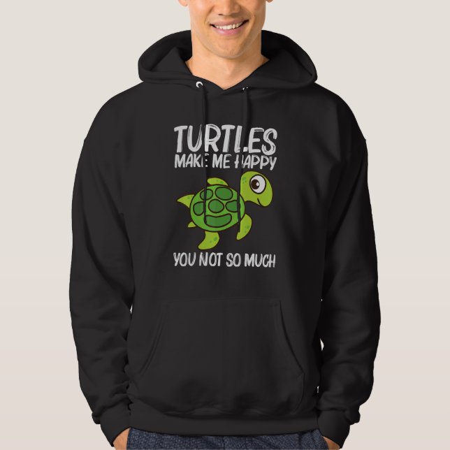 Cute Turtle For Men Women Sea Turtle Reptile Anima Hoodie (Vorderseite)