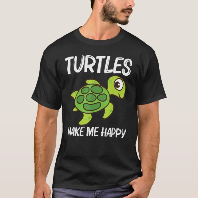 Cute Turtle For Men Women Sea Turtle Reptile Anima T-Shirt (Vorderseite)