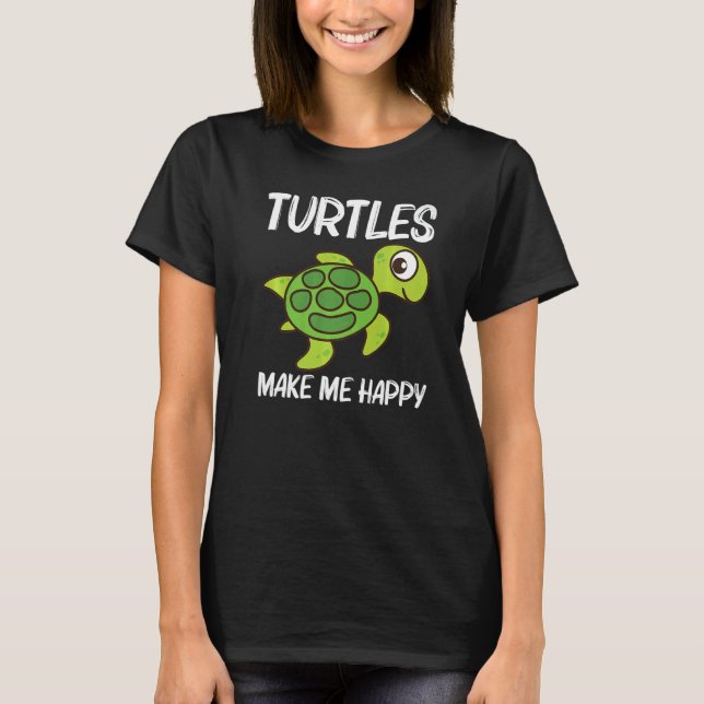 Cute Turtle For Men Women Sea Turtle Reptile Anima T-Shirt (Vorderseite)