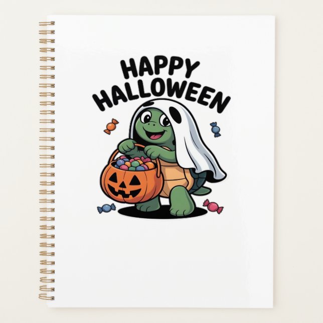 Cute Turtle Ghost Costume � Adorable Halloween Tri Planer (Vorderseite)