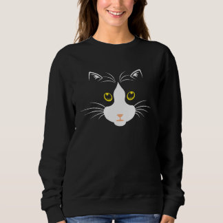 Cute Tuxedo Cat For Tuxie Owners Sweatshirt
