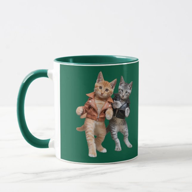 Cute Twistin' Tabbies Tasse (Links)