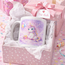 Cute Unicorn Mug for Birthday Girls             