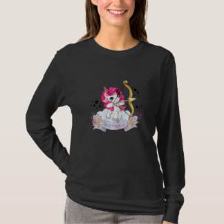 Cute Unicorn Zodiac Sagittarius Horoscope  Women G T-Shirt