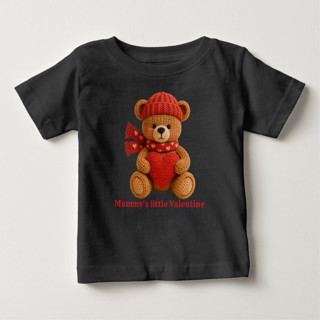 cute valentine bear baby T-Shirt (Vorderseite)