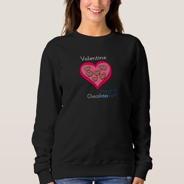 Cute valentine choco frogs shirt (Vorderseite)