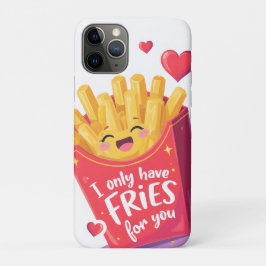 Cute Valentine French Fries Pun Case-Mate iPhone Hülle