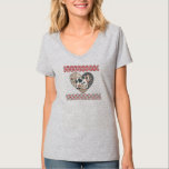 Cute Valentine Gift For Cow Lovers T-Shirt<br><div class="desc">Cute Valentine Cow Sweatshirt, Heart Cow Graphic Shirt, Cottagecore Farm Animal Crewneck, Patchwork Love Cow Top, Cozy Farmcore Gift for Cow Lovers</div>