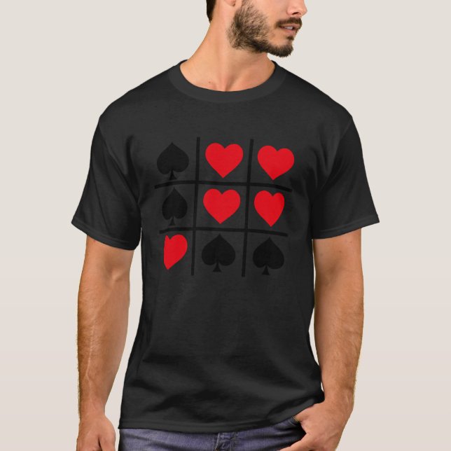 Cute Valentine Hearts Game Valentine's Day Romance T-Shirt (Vorderseite)