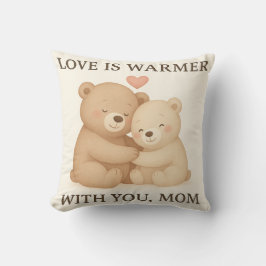 Cute Valentine’s Day Bear Pillow for Mom – Gift Kissen