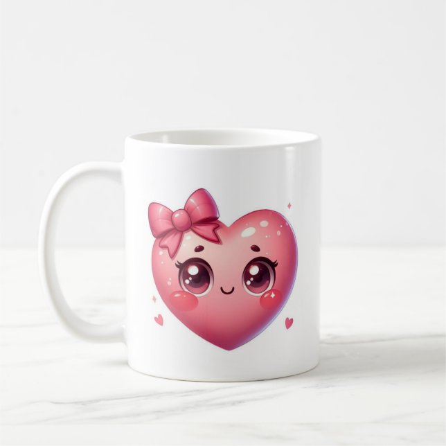 Cute Valentine’s Day Coffee Mug Kaffeetasse (Links)