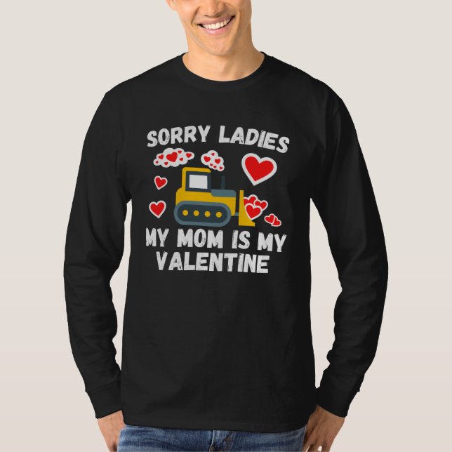 Cute Valentine s Day Son  Construction Kids Boys T-Shirt (Vorderseite)
