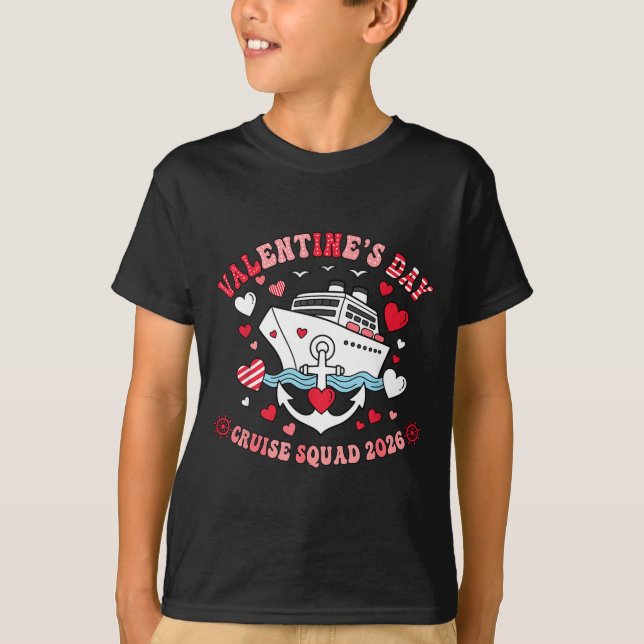 Cute Valentines Day Cruise 2026 Matching Cruise Fo T-Shirt (Vorderseite)