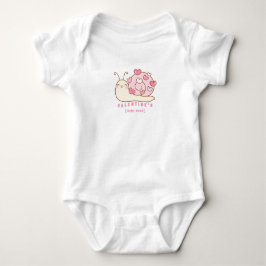Cute Valentine's Snail Heart - Adorable Baby Bodys Strampler