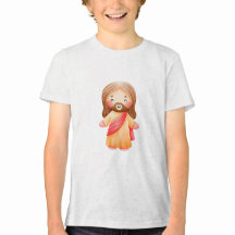Cute Watercolor Baby Jesus Christ Illustration