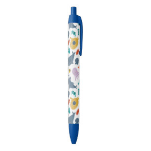 Cute Watercolor Ocean Animals Pattern Kugelschreiber