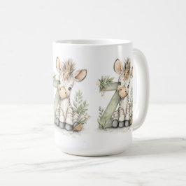 Cute watercolour baby animal alphabet Zebra Kaffeetasse