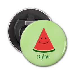 Cute Watermelon Personalized Button Bottle Opener Flaschenöffner