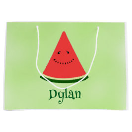 Cute Watermelon Summer Personalized Gift Bag Große Geschenktüte