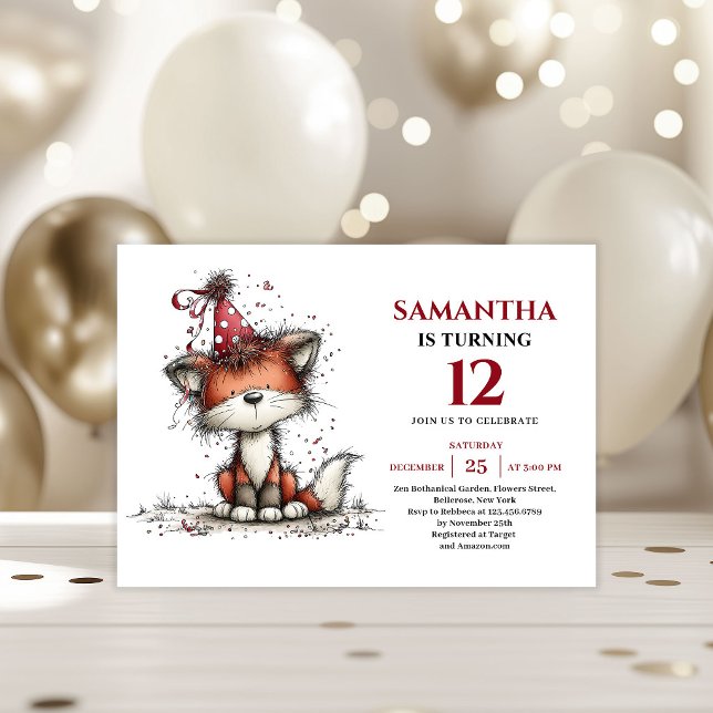 Cute whimsical animals design kids birthday invite einladung (Cute whimsical animals design kids birthday invitation

)