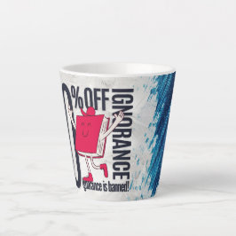 Cute Whimsical Reading Book Character  Milchtasse