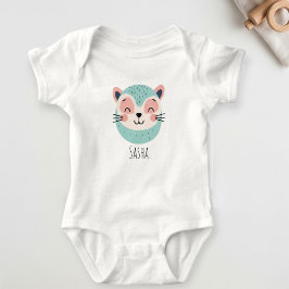 Cute White Personalized Baby Bodysuit – Adorable Strampler