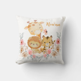 Cute Wild Animal Throw Pillow Kissen