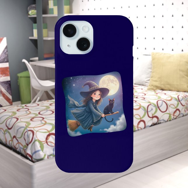 Cute Witch With Cat iPhone / iPad case (Von Creator hochgeladen)