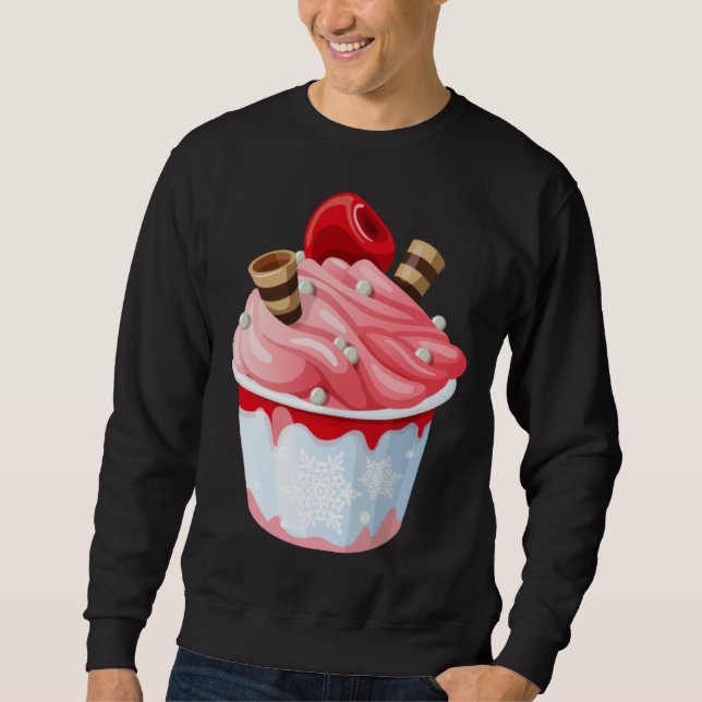 Cute  with  Motif Ice Cream Sweatshirt (Vorderseite)