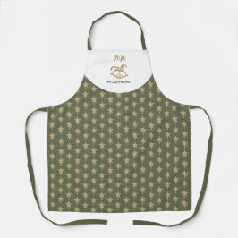 Cute Wooden Rocking Horse Schürze