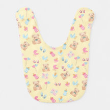 Cute yellow pastel bib