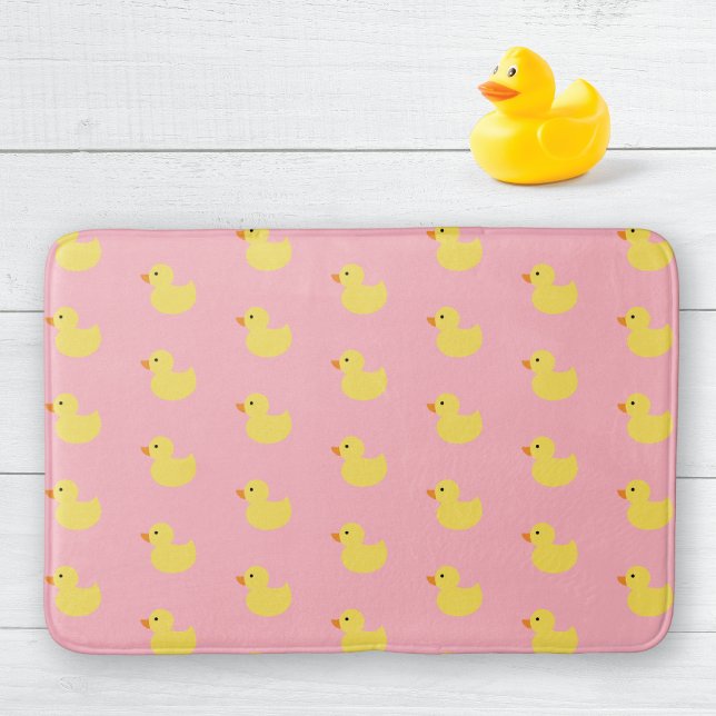 Cute Yellow Rubber Ducks  Badematte (Von Creator hochgeladen)
