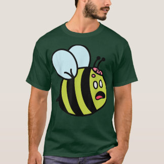 Cute Zombie Bee Zombee Halloween Graphic Funny Sar T-Shirt