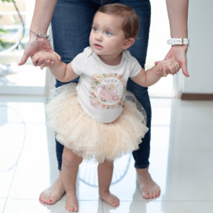 CuTea Pink Teapot Baby Bodysuit Strampler